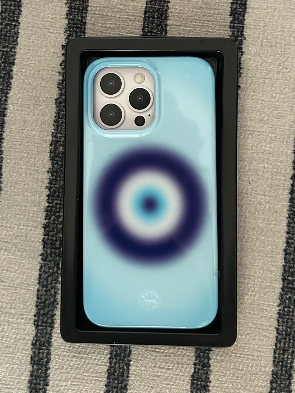 Apple iPhone Case in Light Blue with Target Design